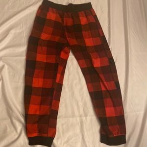 Old navy flannel check joggers